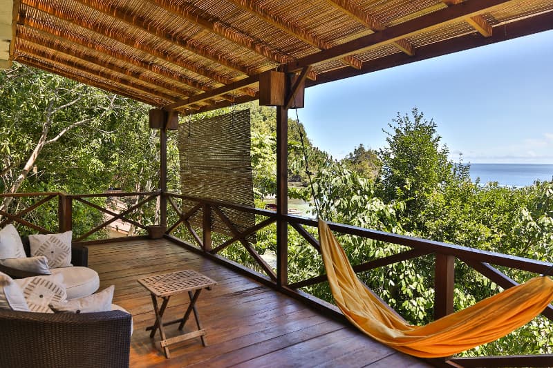 Black Marlin Dive Resort – hammock on the villa terrace